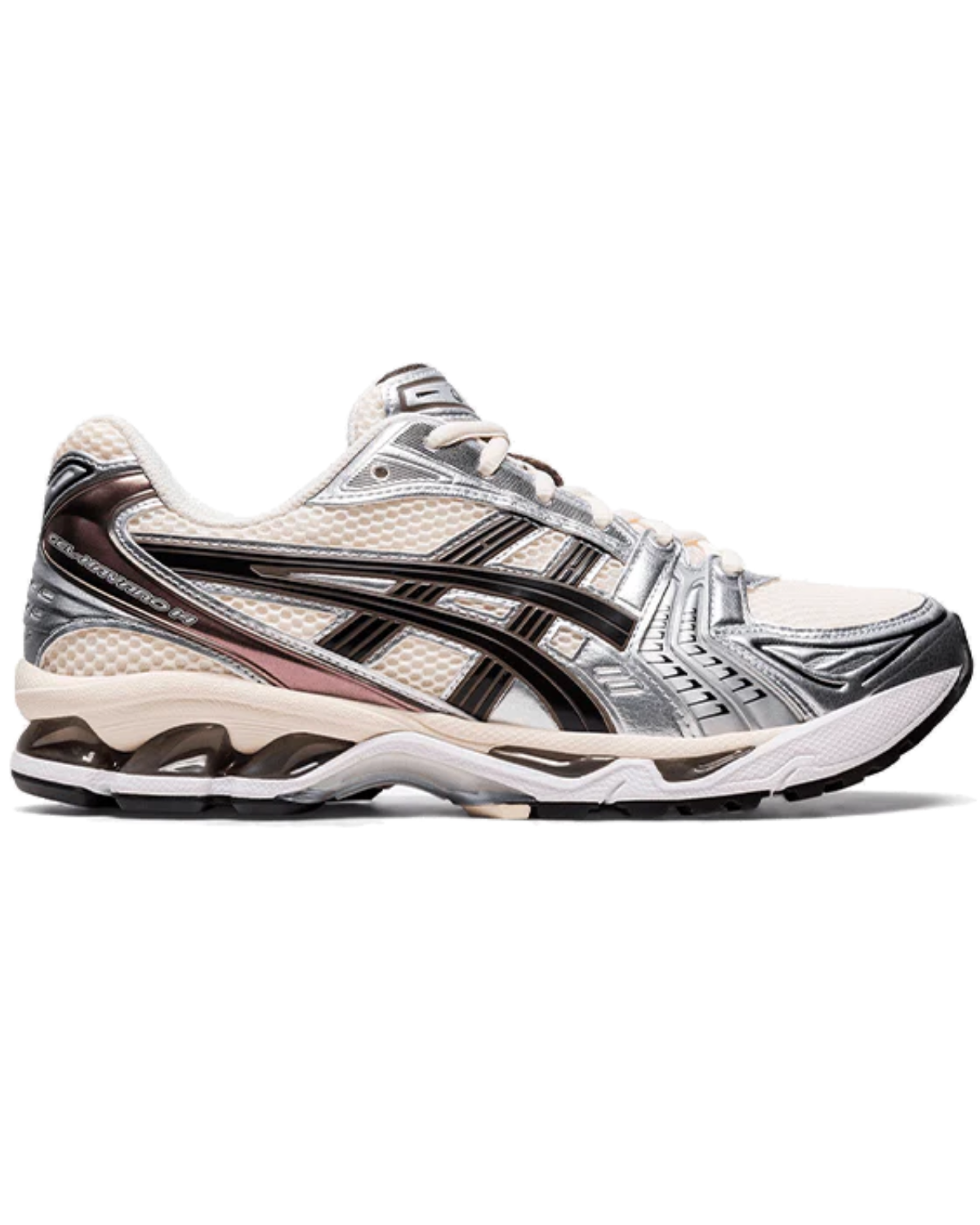 ASICS GEL-KAYANO 14 クリーム/ブラック 240 DROPSY STORE - ASICS Gel-Kayano 14 Cream Black Metallic Plum