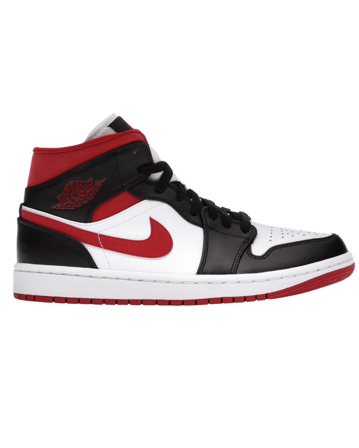 Air Jordan 1 Mid Gym Red Black White Image