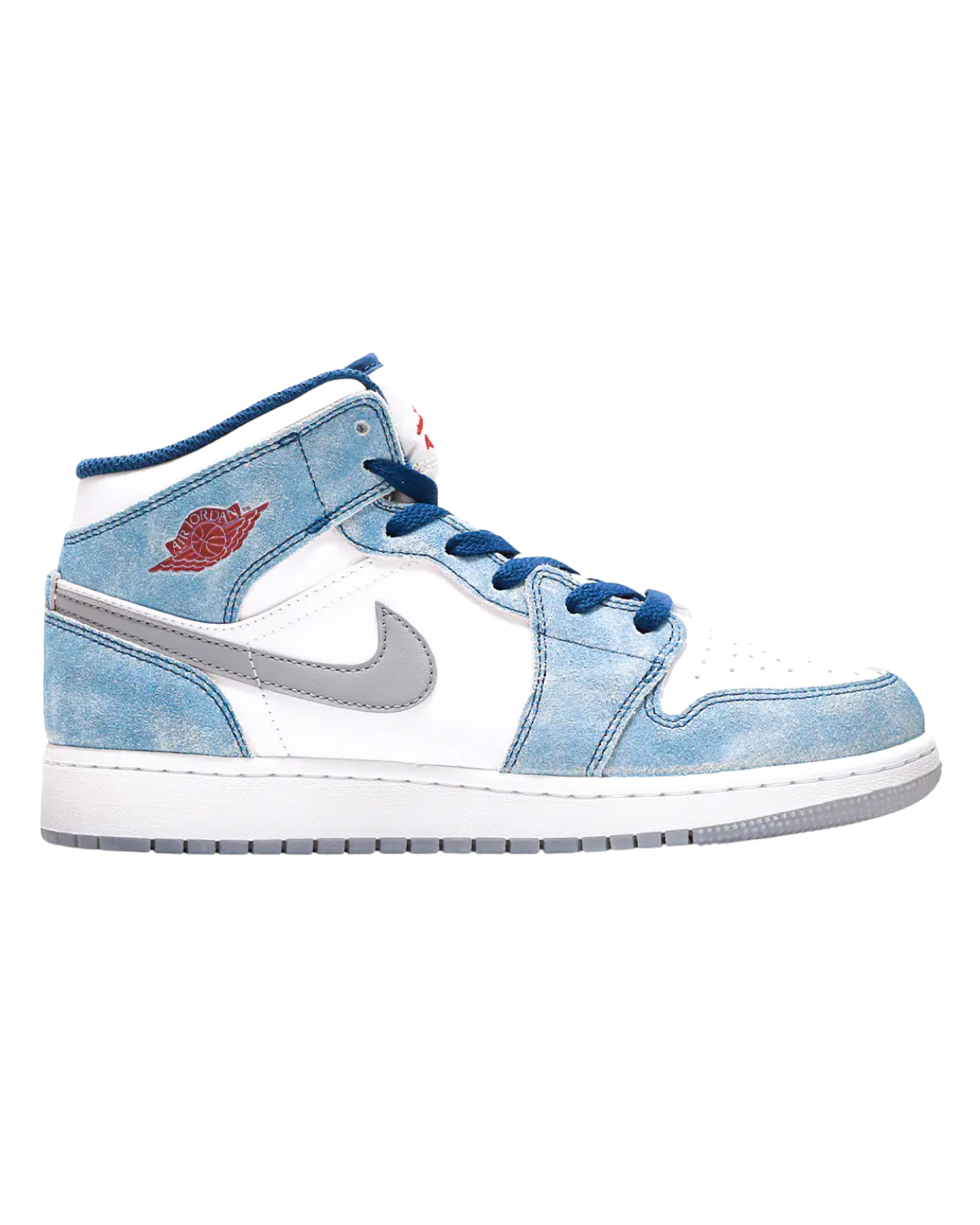Air Jordan 1 Mid SE French Blue Light Steel (GS) Image