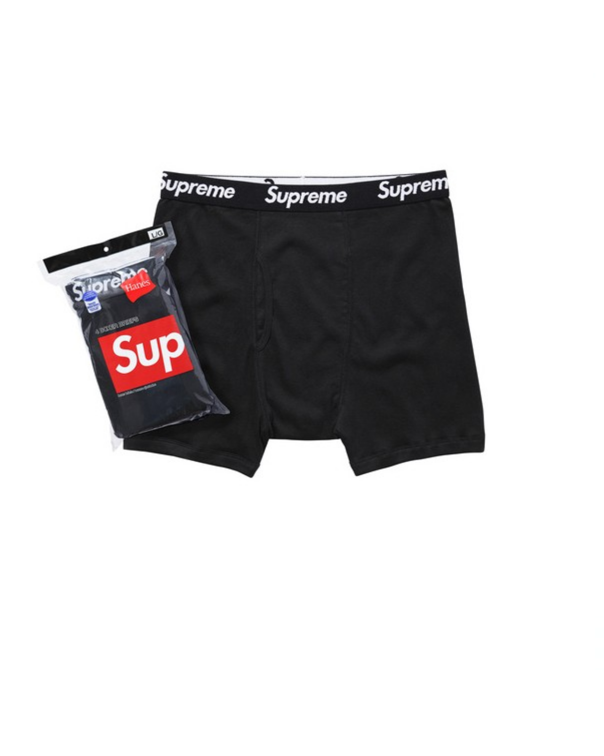 Supreme Boxers Black (4-Pack) Image