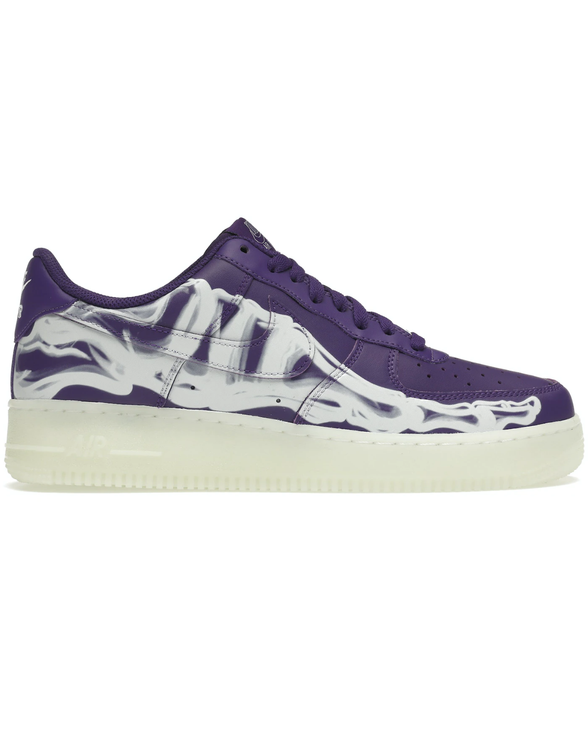 Nike Air Force 1 Low '07 QS Purple Skeleton Halloween (2021) Image