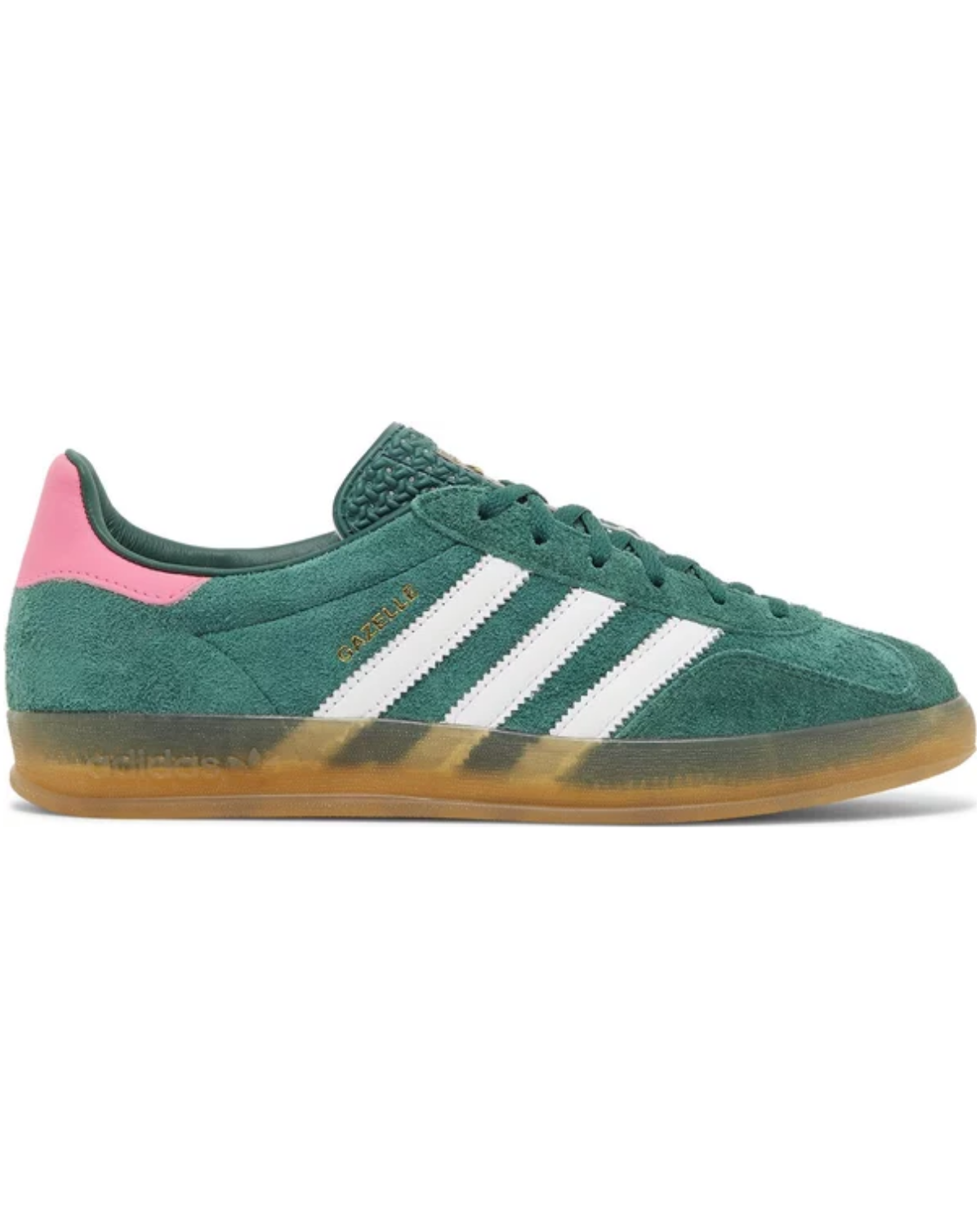 adidas Gazelle Indoor Collegiate Green Lucid Pink (W) Image