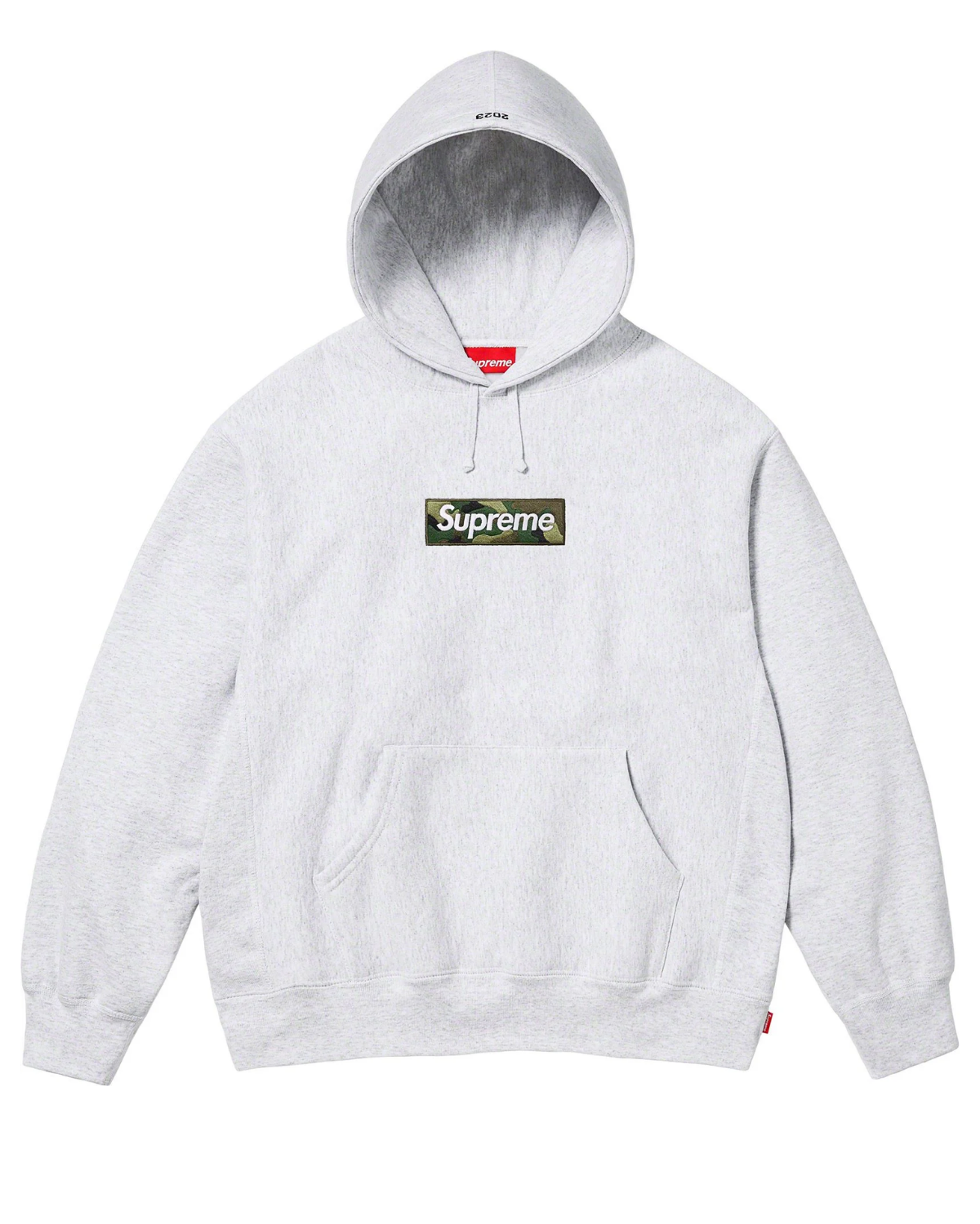 Supreme Box Logo Hooded Sweatshirt (FW23) Ash Grey Image