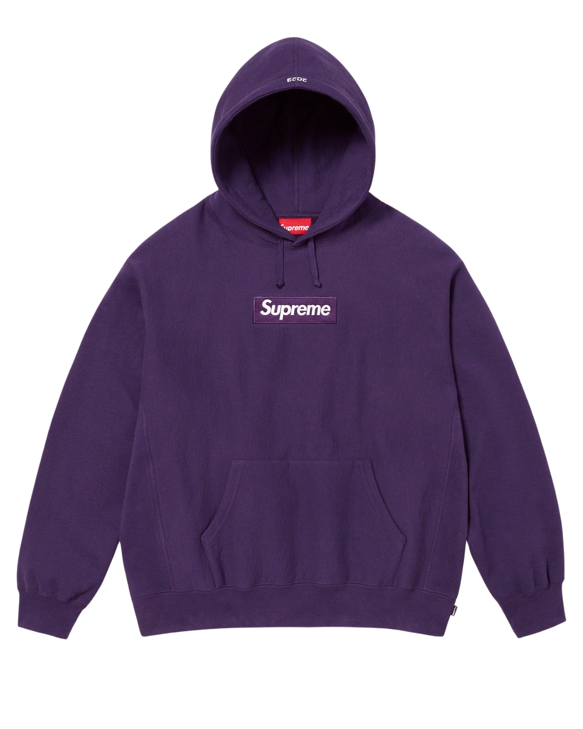 Supreme Box Logo Hooded Sweatshirt (FW23) Dark Purple Image