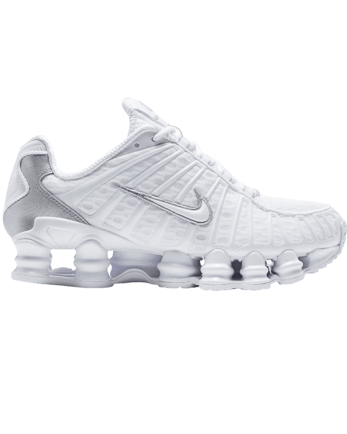 Nike Shox TL White Metallic Silver Max Orange (W) Image
