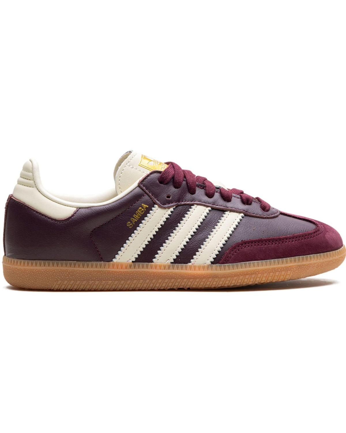 adidas Samba OG Maroon Gold Metallic (W) featured image