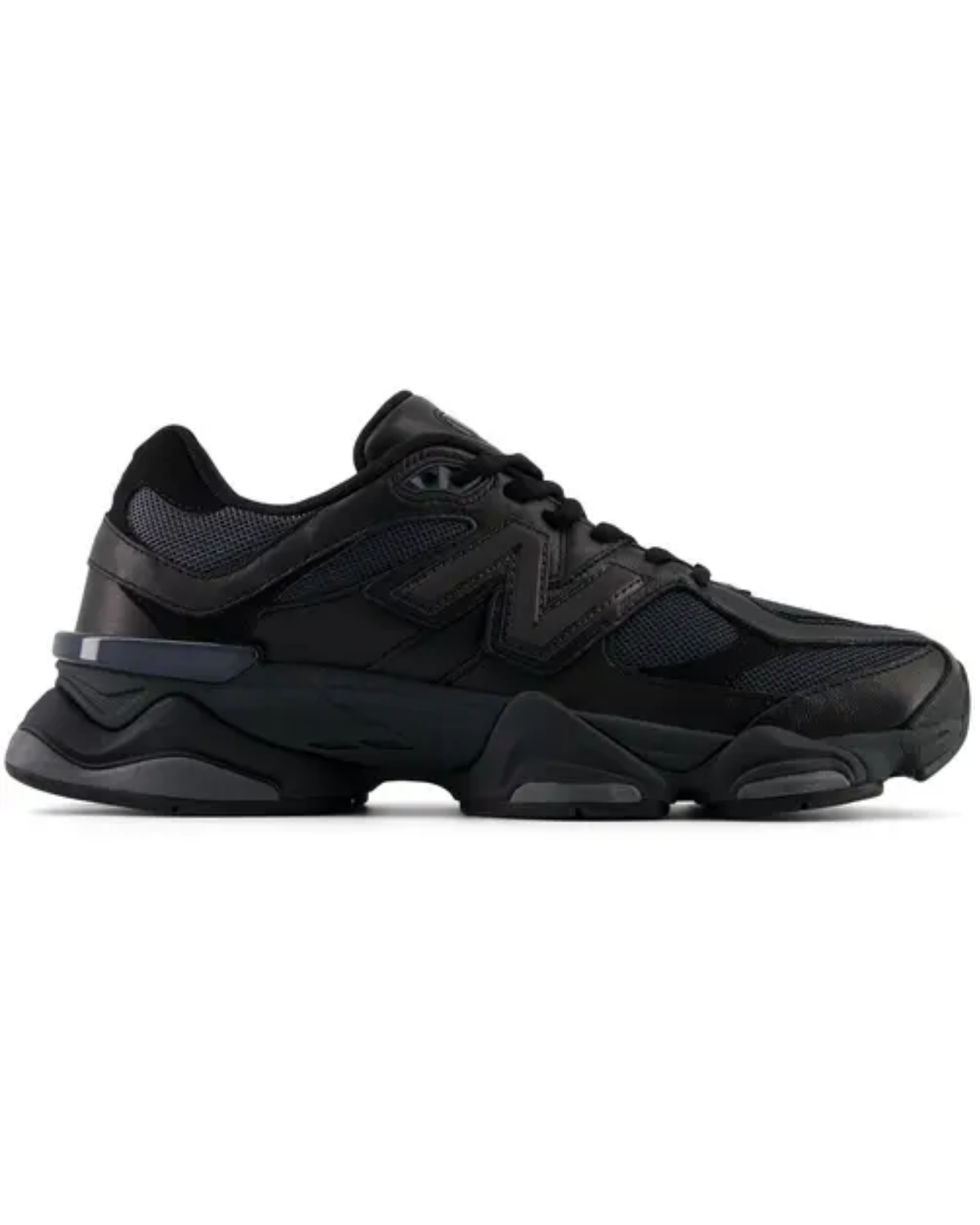 New Balance 9060 Triple Black Leather Image