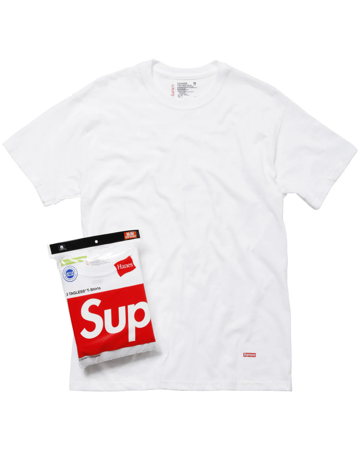Supreme/Hanes Tee White (1 szt) Image