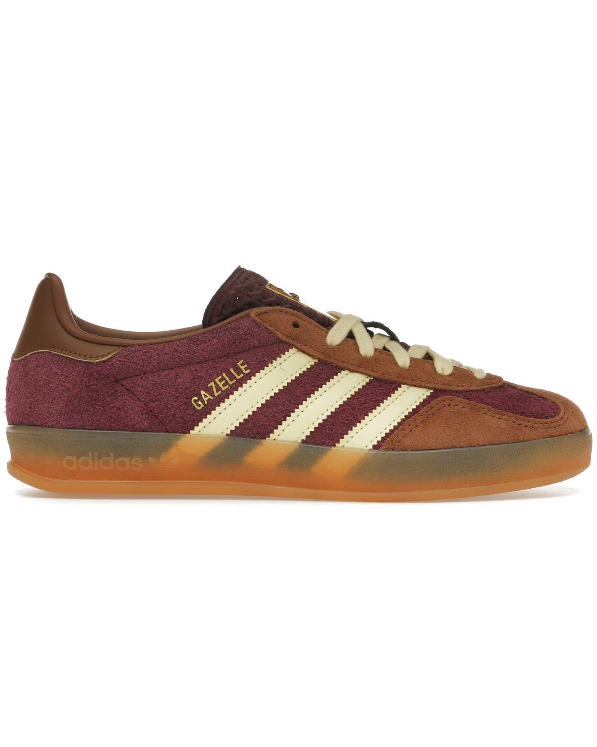 adidas Gazelle Indoor Maroon Almost Yellow Image