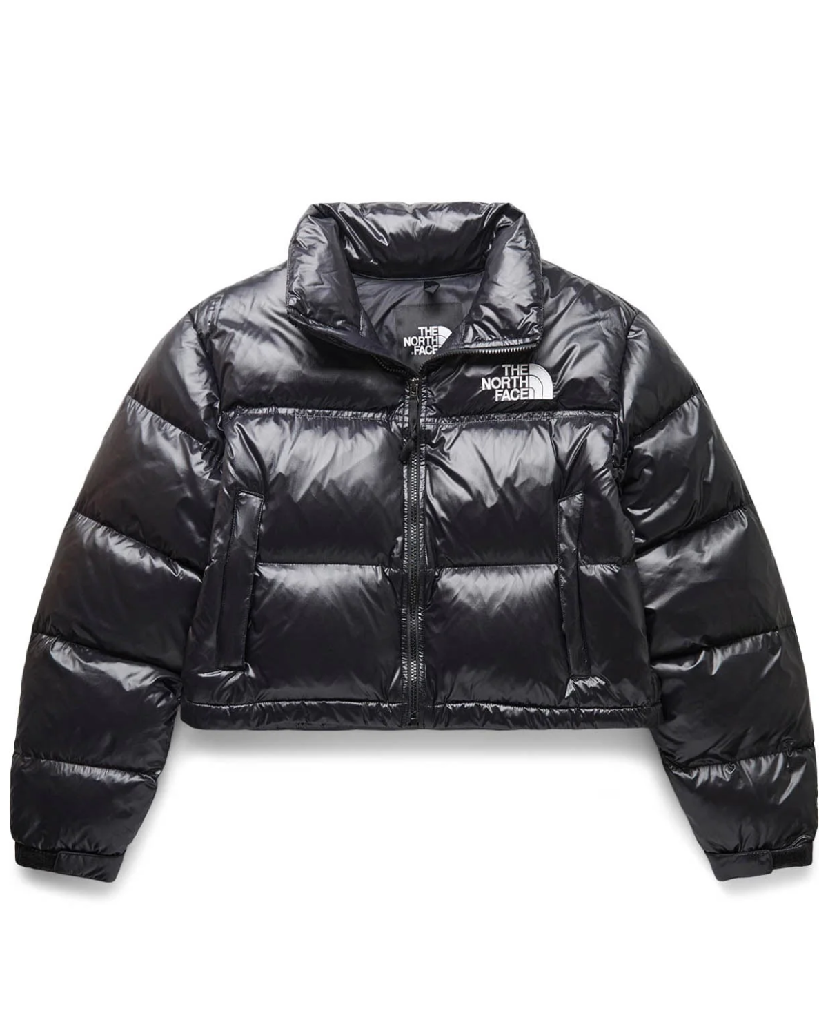 The North Face Womens Nuptse 700 Fill Short Jacket Black Image
