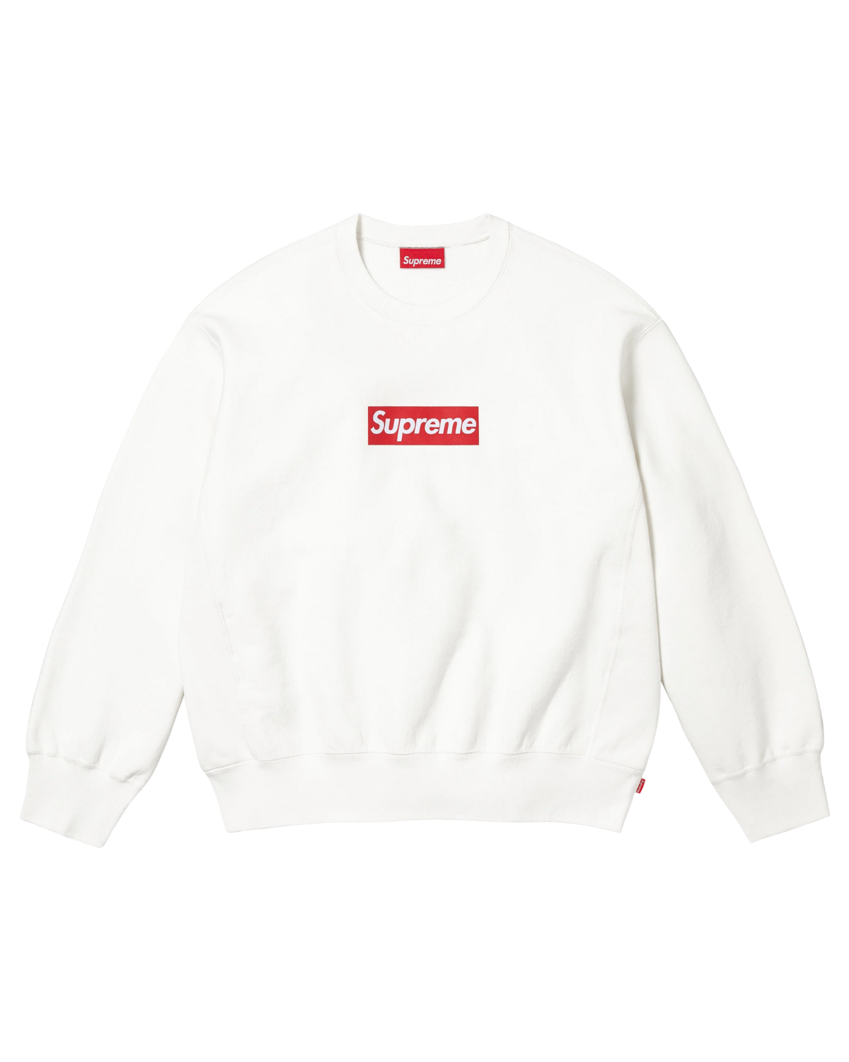 Supreme Washed Box Logo Crewneck White Image