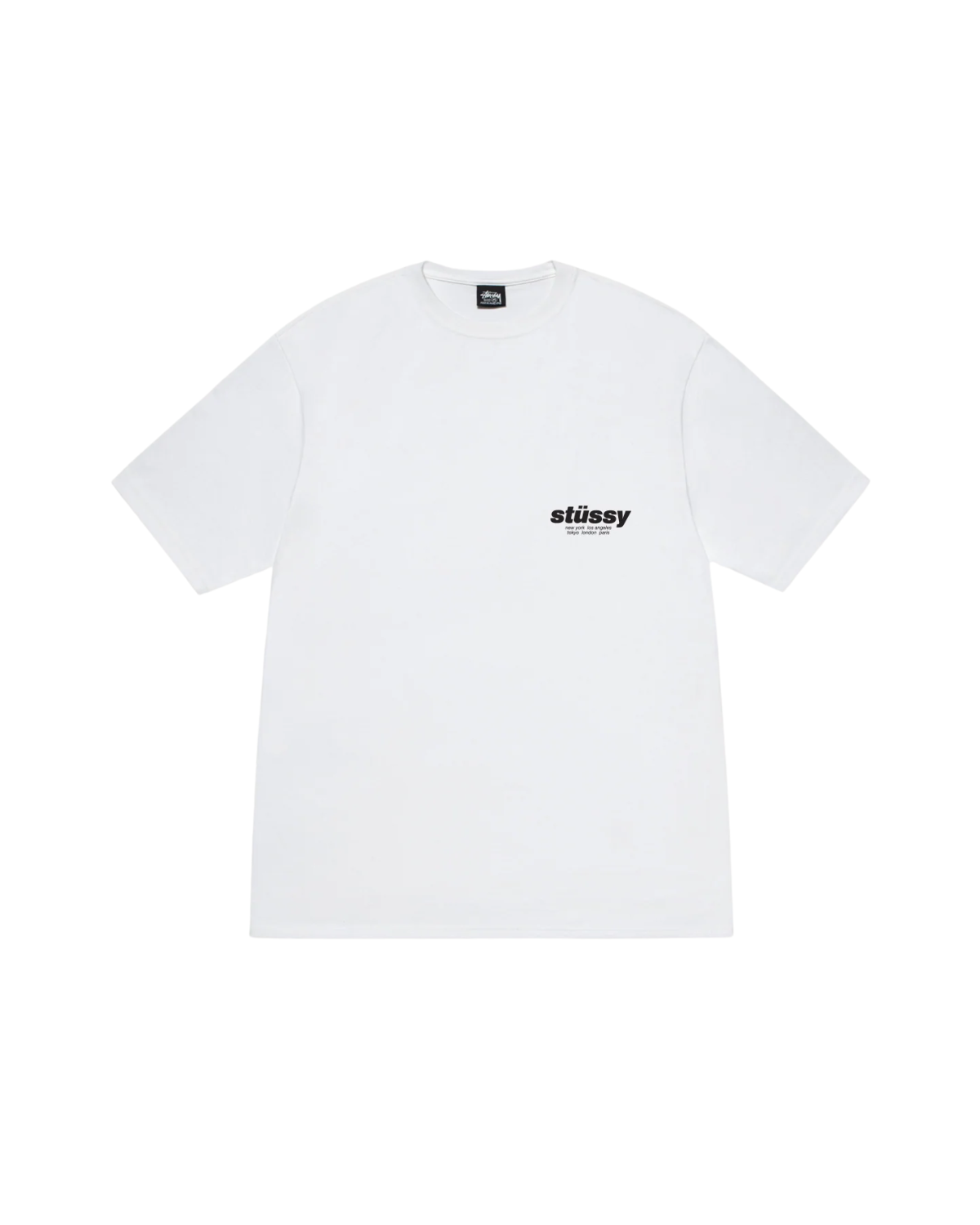 DROPSY STORE - STUSSY ROLLERS TEE white