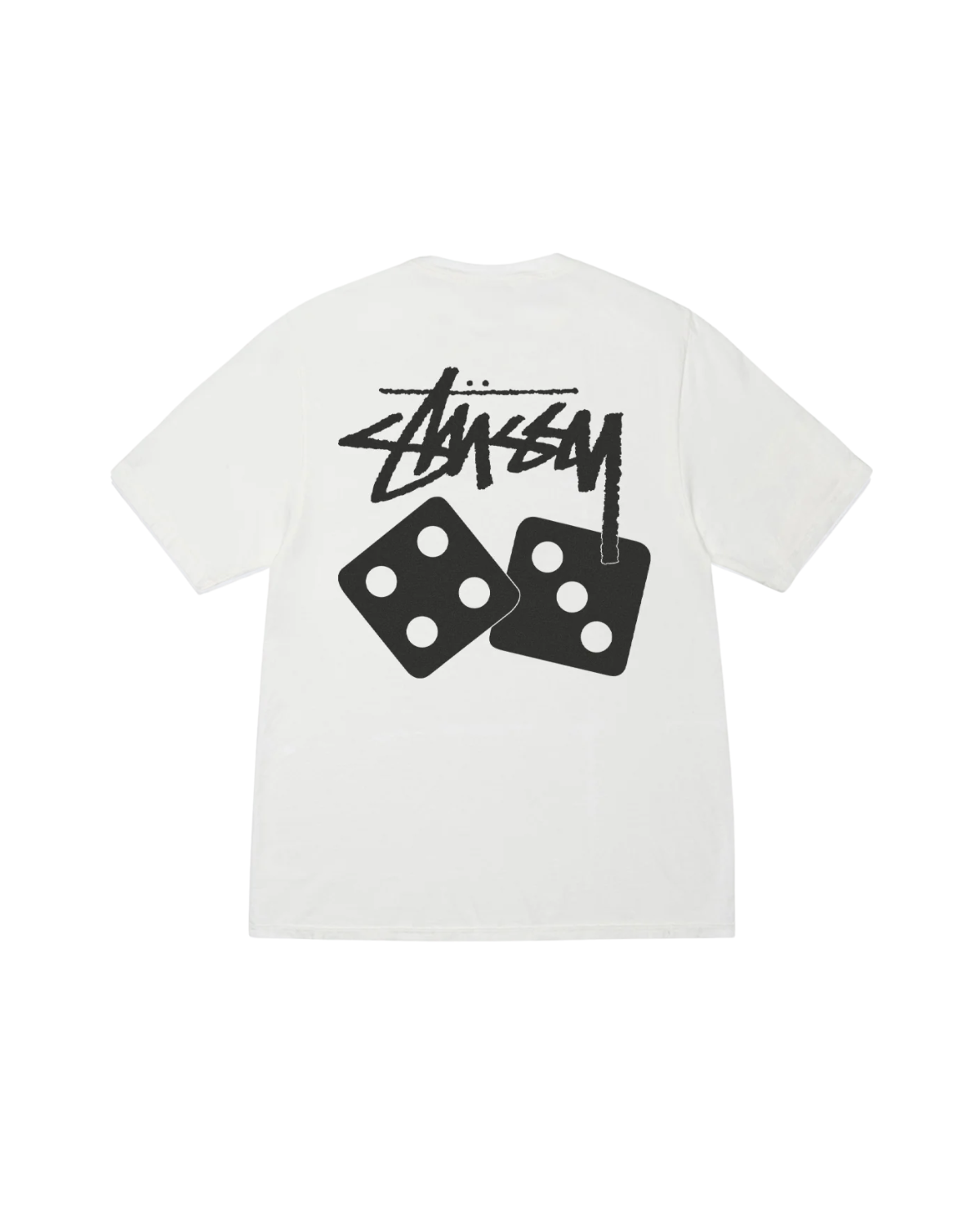 STUSSY DICE TEE PIGMENT DYED white fullscreen image