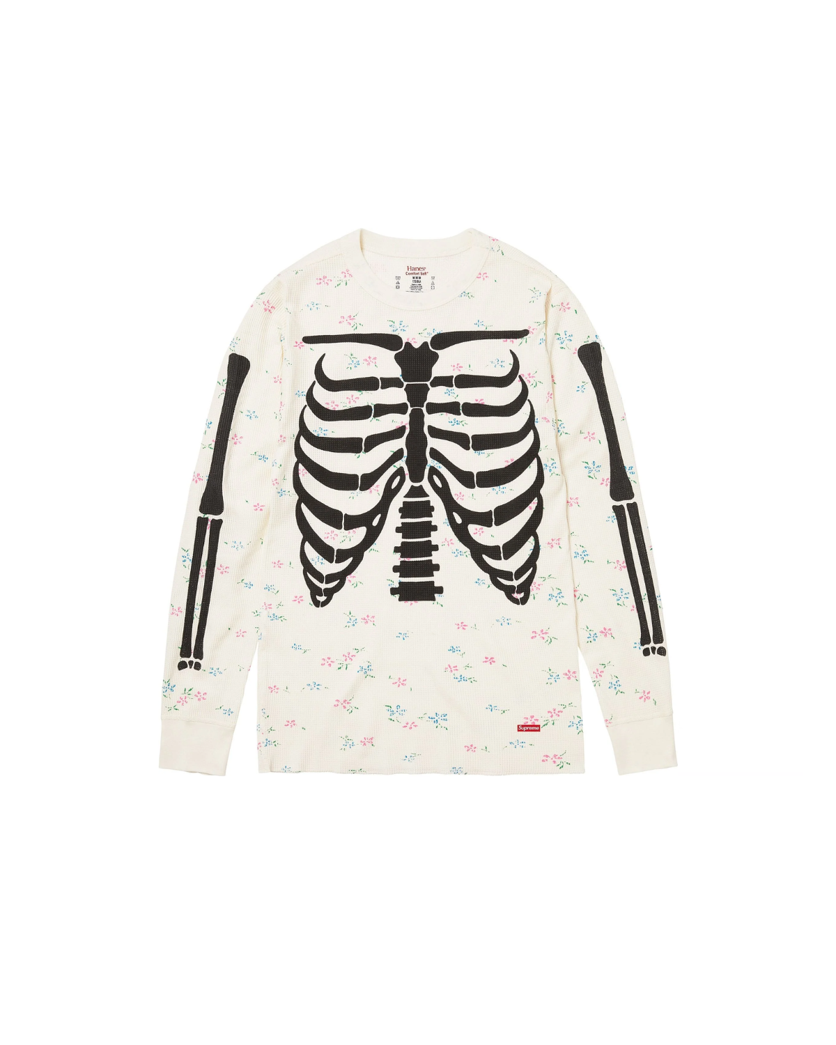 Supreme Hanes Bones Thermal Crew FW25 (1 Pack) Floral fullscreen image