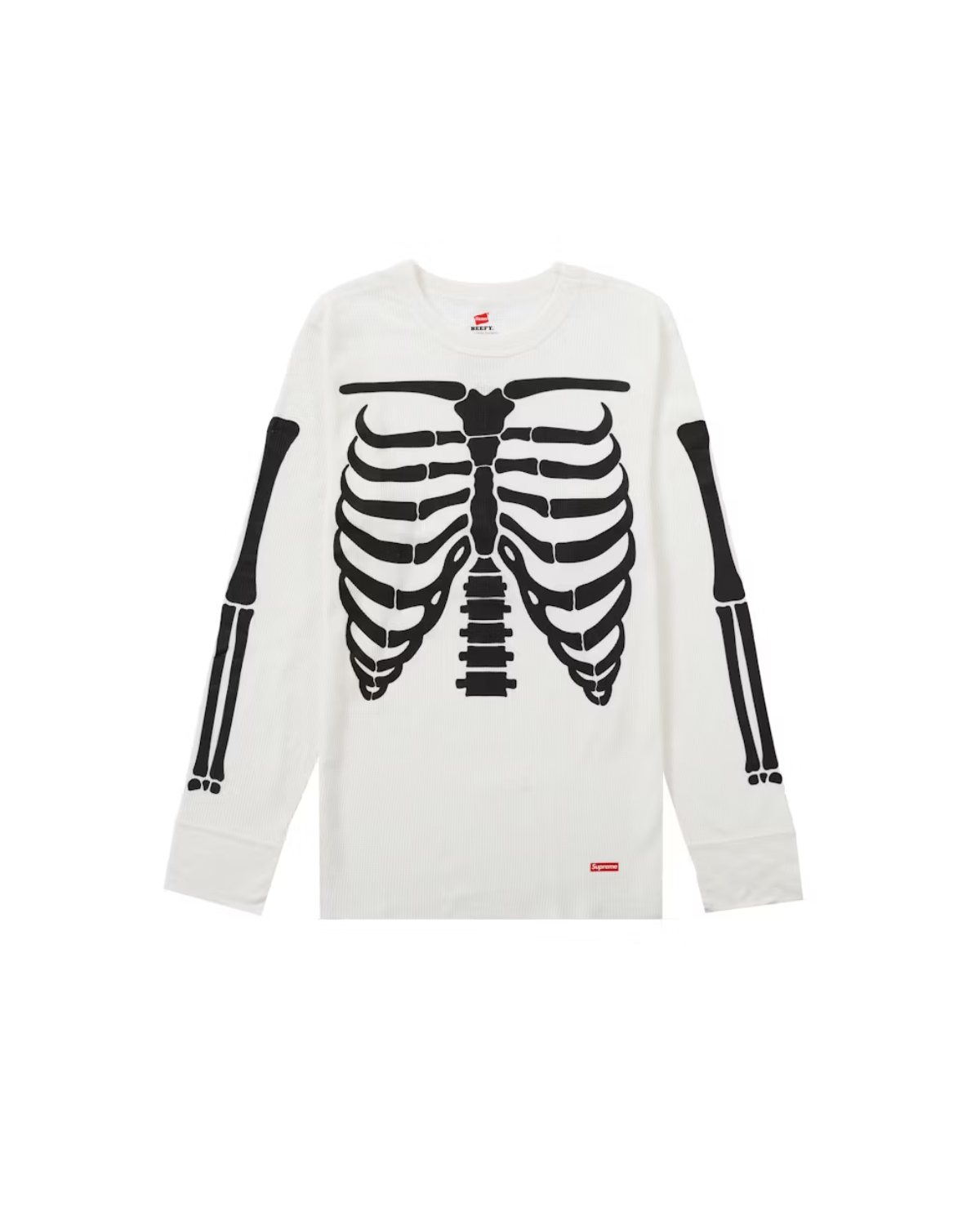 Supreme Hanes Bones Thermal Crew FW25 (1 Pack) White Image