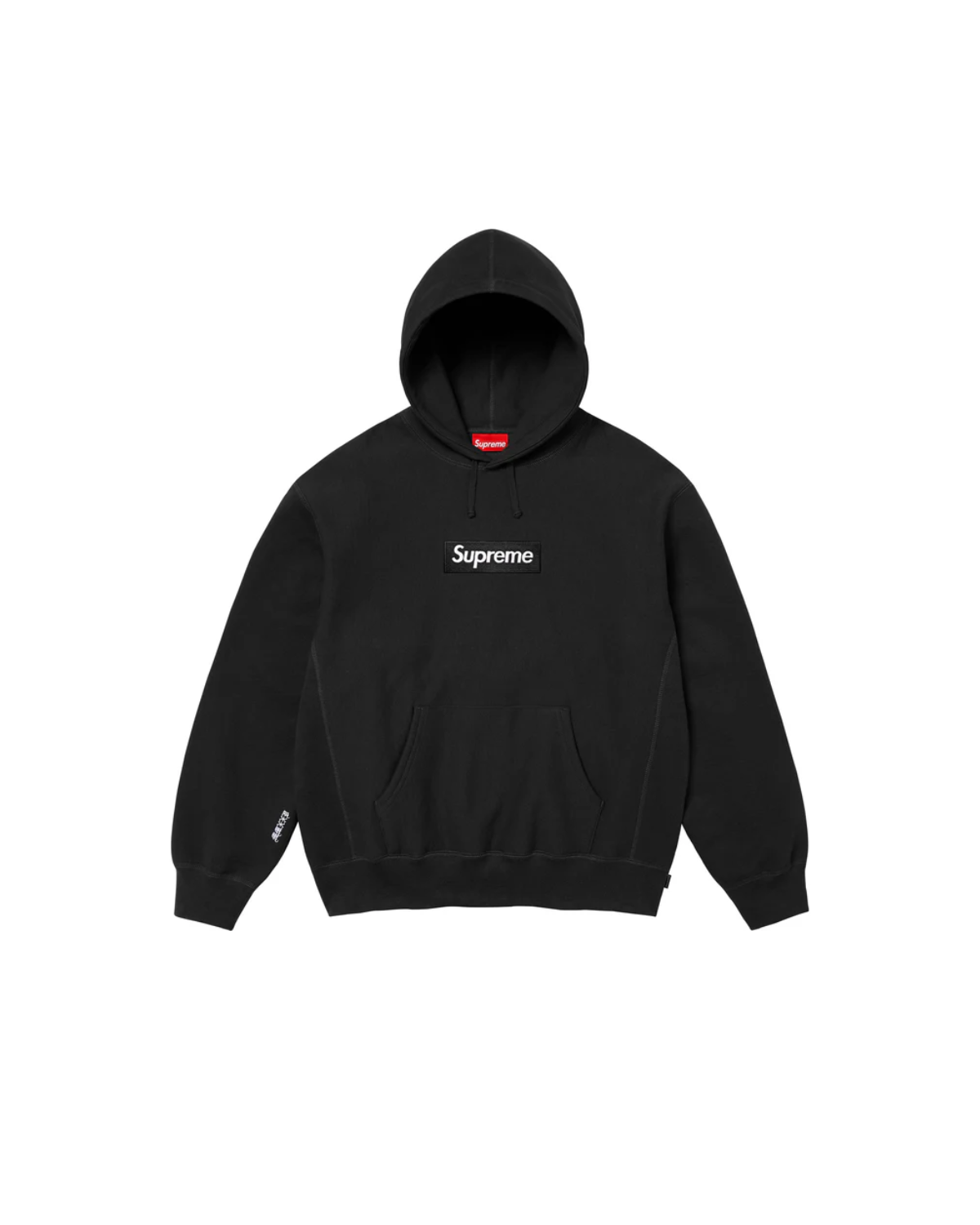 Supreme Box Logo Hooded Sweatshirt Black Image