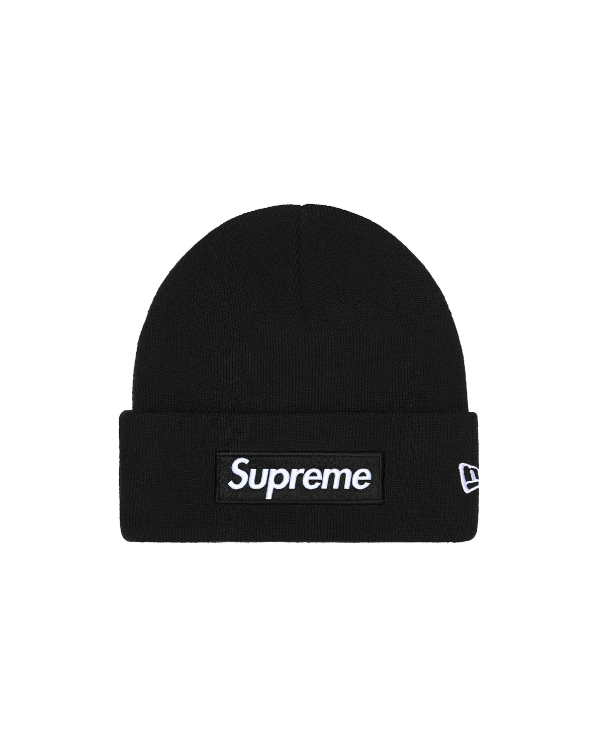 Supreme x New Era® Box Logo Beanie Black Image