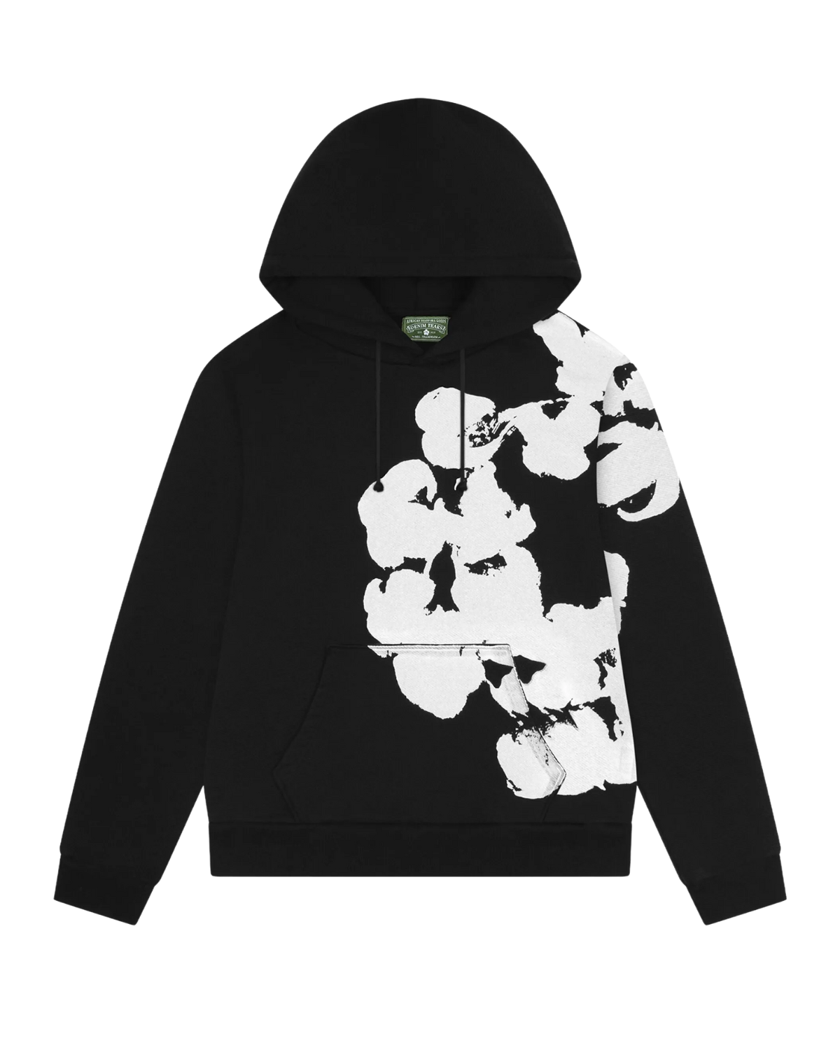 Denim Tears Big Cotton Wreath Sweatshirt Black Image