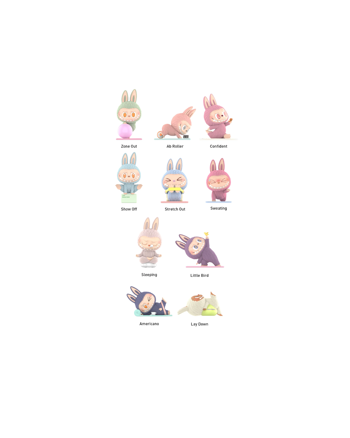 Labubu The Monsters Lazy Yoga thumbnail
