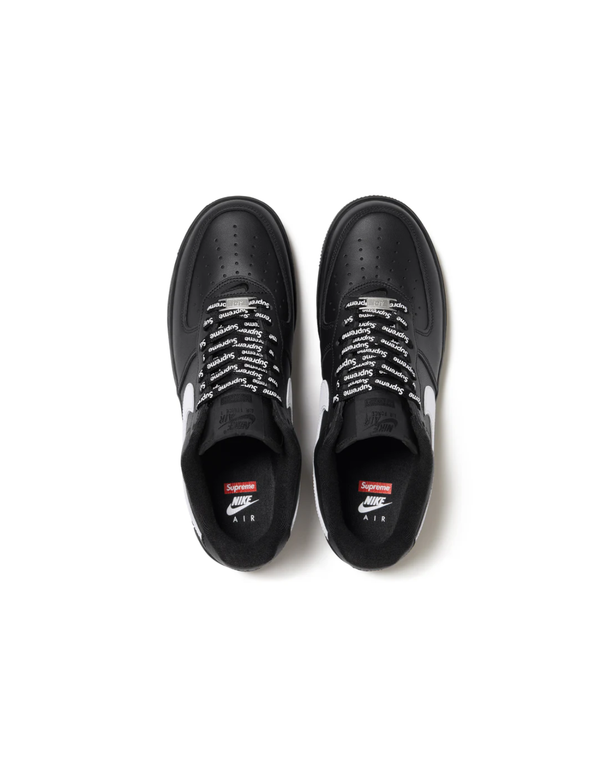 Supreme x Nike Air Force 1 Low Black thumbnail