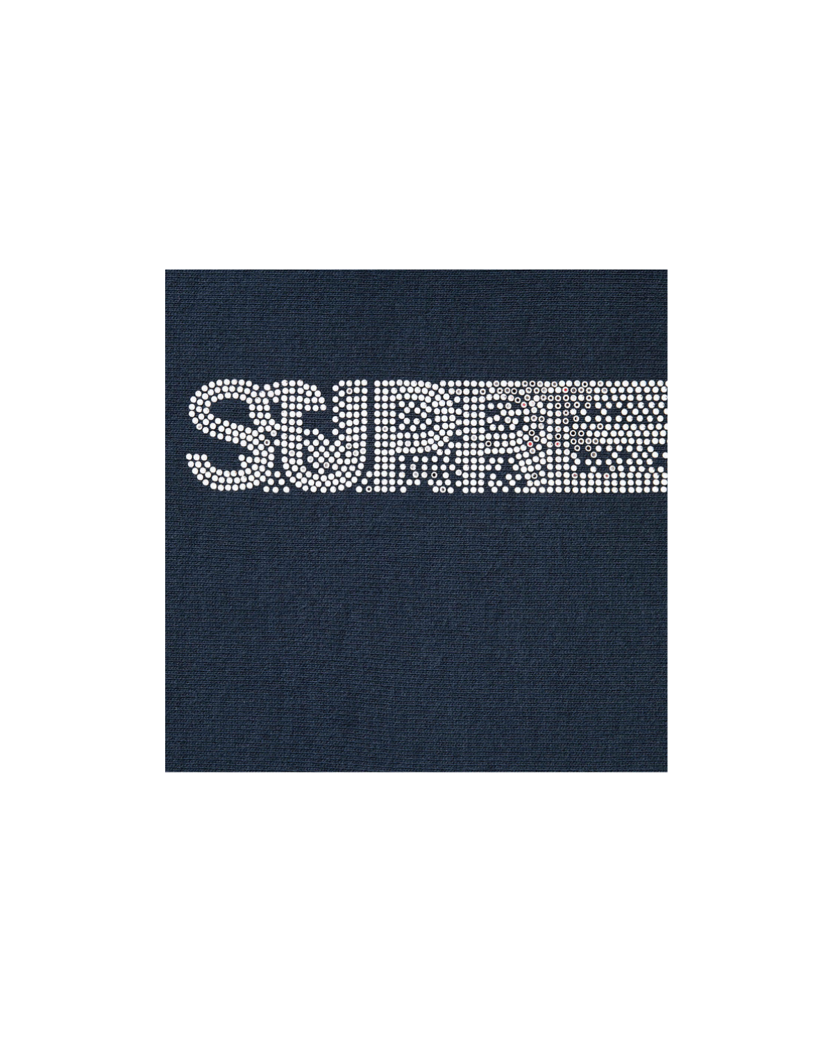 Supreme x Swarovski® Motion Logo Hooded Sweatshirt Navy thumbnail