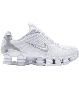 Nike Shox TL White Metallic Silver Max Orange (W)