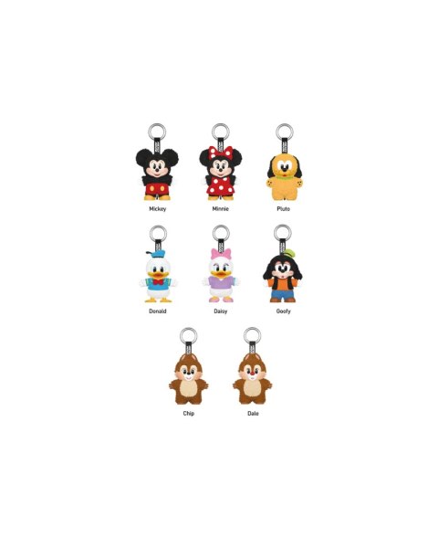 Pop Mart Disney Mickey Family Together Series Plush Keychain Single Blind Box