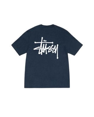 Stussy BASIC TEE navy