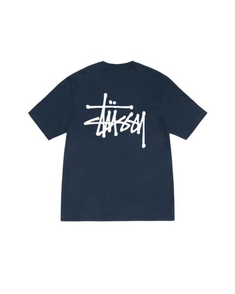 Stussy BASIC TEE navy