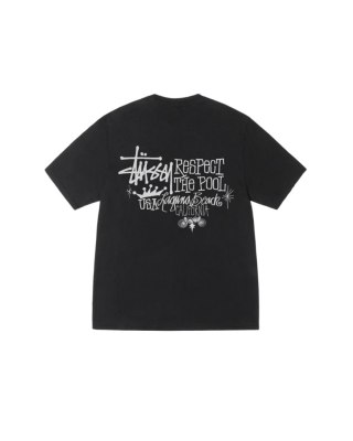 Stussy RESPECT THE POOL TEE PIGMENT DYED