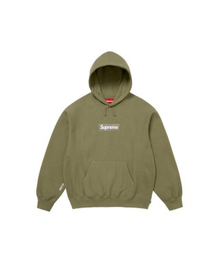 Supreme Box Logo Hooded Light Olive