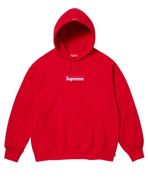 Supreme Box Logo Hooded Sweatshirt (FW23) Red