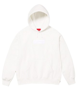 Supreme Box Logo Hooded Sweatshirt (FW23) White