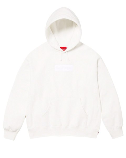 Supreme Box Logo Hooded Sweatshirt (FW23) White
