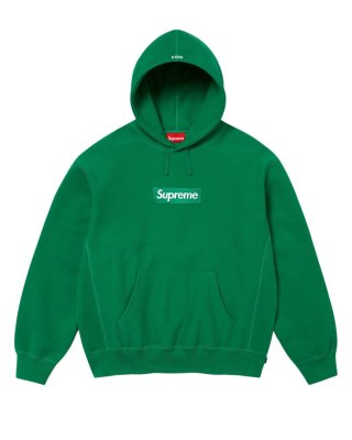 Supreme Box Logo Hooded Sweatshirt Sweatshirt (FW24) Green