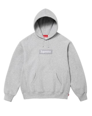 Supreme Box Logo Hooded Sweatshirt Sweatshirt (FW24) Heather Grey