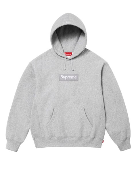 Supreme Box Logo Hooded Sweatshirt Sweatshirt (FW24) Heather Grey