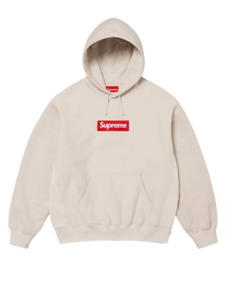 Supreme Box Logo Hooded Sweatshirt Sweatshirt (FW24) Stone