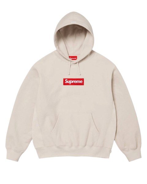 Supreme Box Logo Hooded Sweatshirt Sweatshirt (FW24) Stone