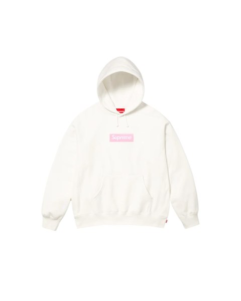 Supreme Box Logo Hooded Sweatshirt White