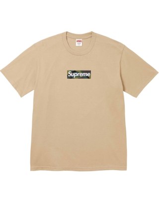 Supreme Box Logo Tee (FW23) Khaki