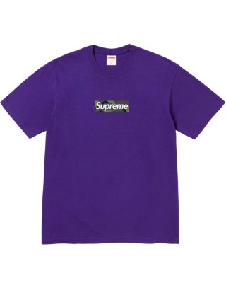 Supreme Box Logo Tee (FW23) Purple