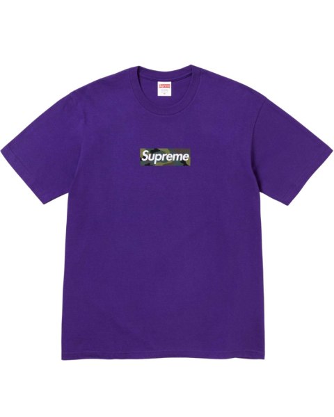 Supreme Box Logo Tee (FW23) Purple
