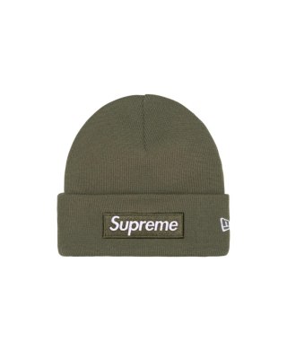 Supreme x New Era® Box Logo Beanie Light Olive