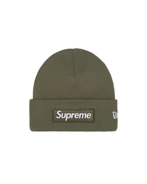 Supreme x New Era® Box Logo Beanie Light Olive
