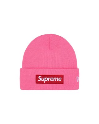 Supreme x New Era® Box Logo Beanie Magenta