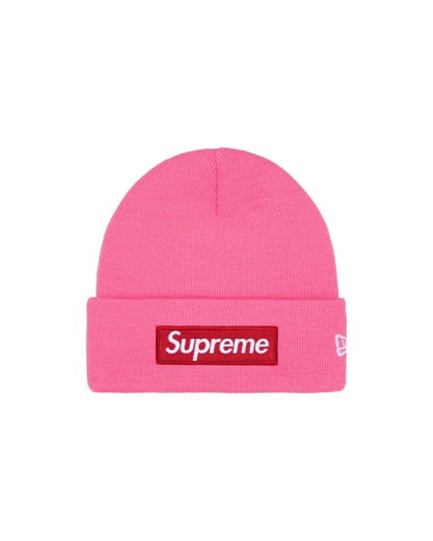 Supreme x New Era® Box Logo Beanie Magenta