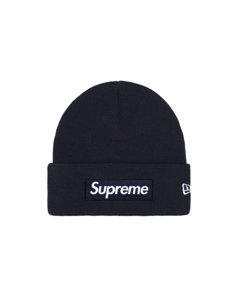 Supreme x New Era® Box Logo Beanie Navy