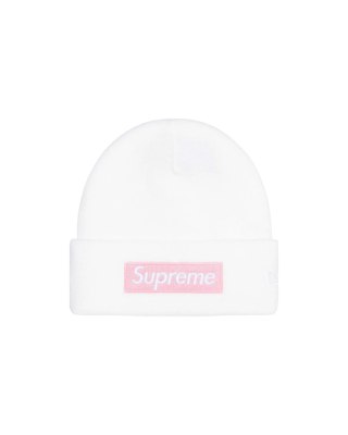 Supreme x New Era® Box Logo Beanie White