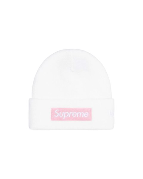 Supreme x New Era® Box Logo Beanie White